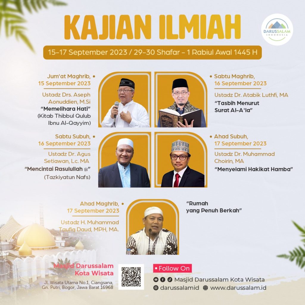 Kajian Masjid Darussalam Kota Wisata Masjid Darussalam Kota Wisata